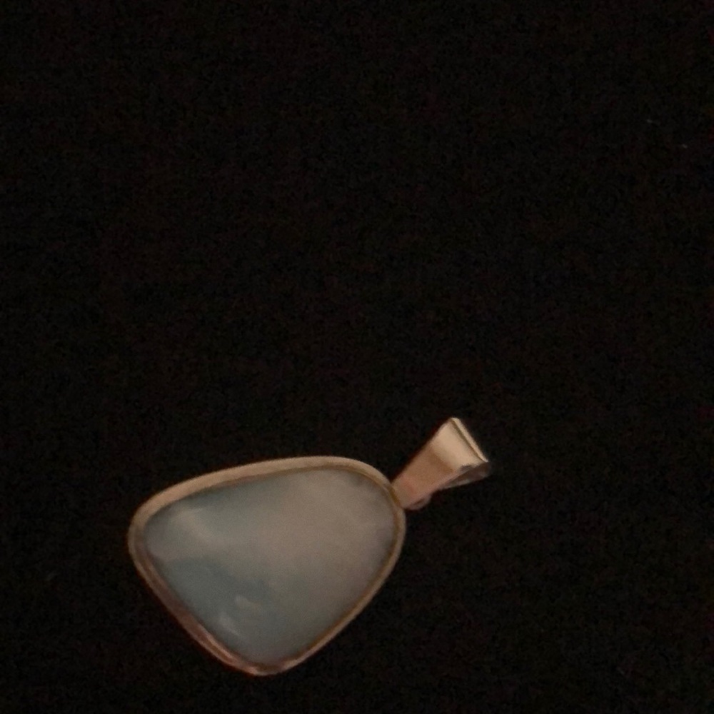 Precioso dige plata 925 con azul turquesa